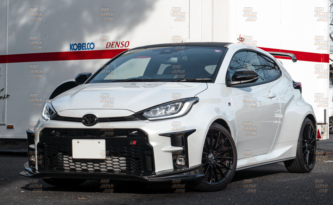 Sard GT1 Front Half Spoiler Wet Carbon Fiber - GR Yaris GXPA16